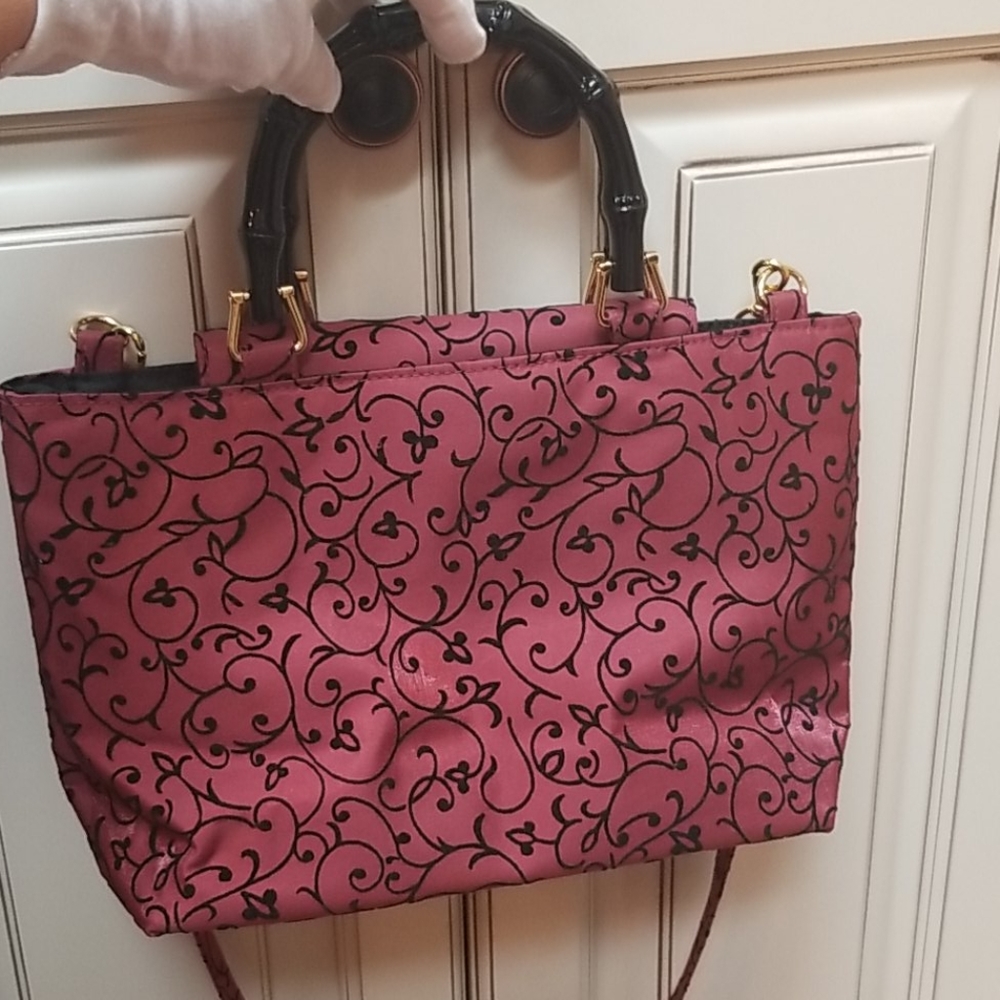 Croft & Barrow Bamboo Handle Unique Purse